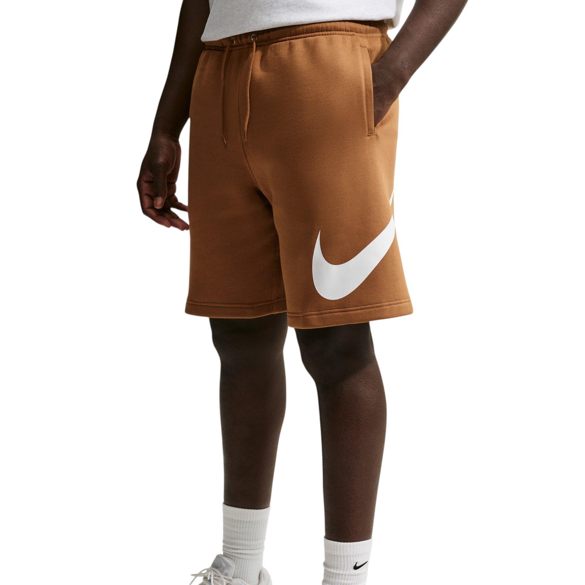 Nike Men's Club Fleece Shorts - BROWN